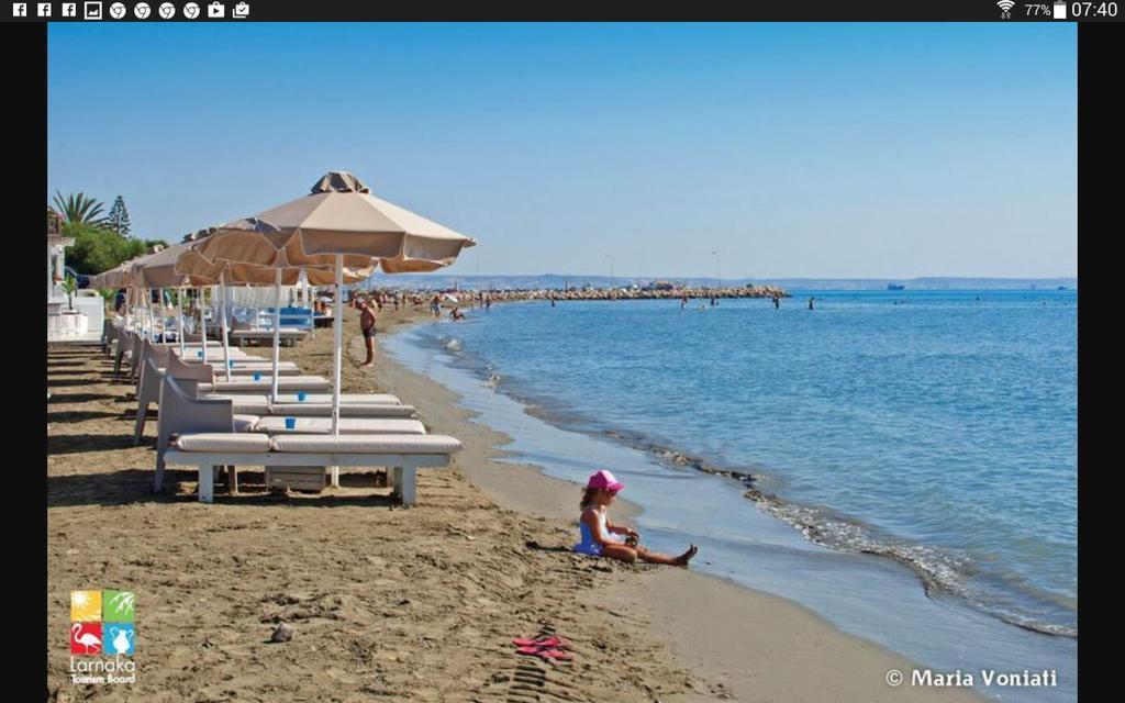לרנקה Panikos Beach Apartment I מראה חיצוני תמונה